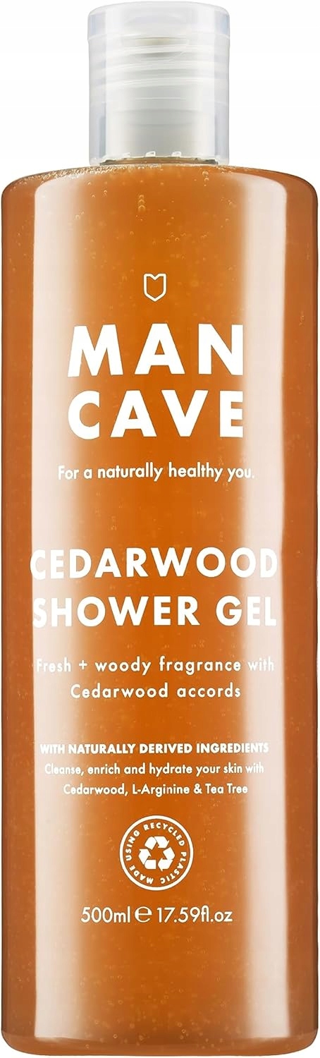 ManCave sprchový gel Cedr 500 ml Veganský přírodní hydratační