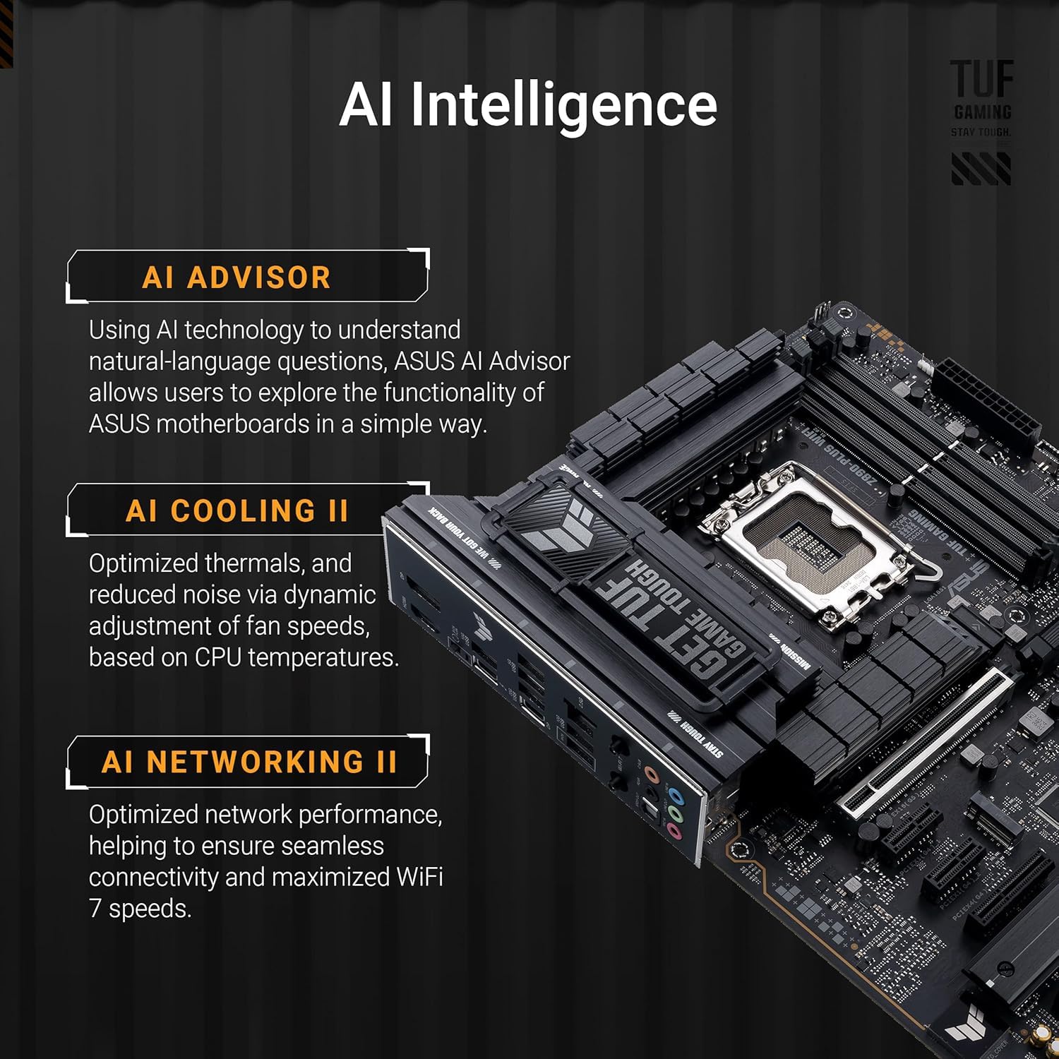 ASUS TUF Gaming Z790-Plus WiFi Płyta Główna Intel LGA1700 DDR5 ATX M.2 — miniatura 2