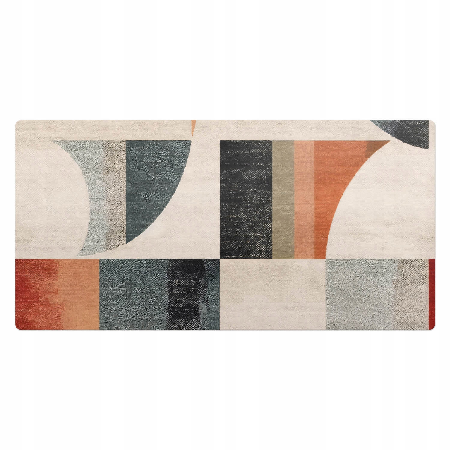 Vinylová podložka Tvary v retro stylu s geometrickým motivem 100 x 50 cm