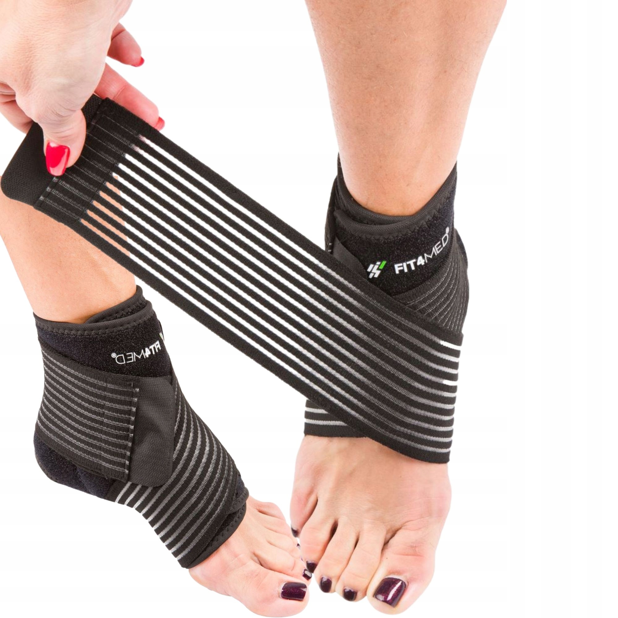 

Orteza Stawu Skokowego Uniwer Z Taśmami Ósemkowymi