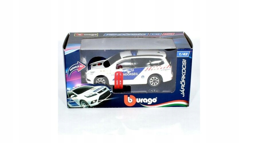 

Bburago Ford Policja 1:43 wersja węgierska