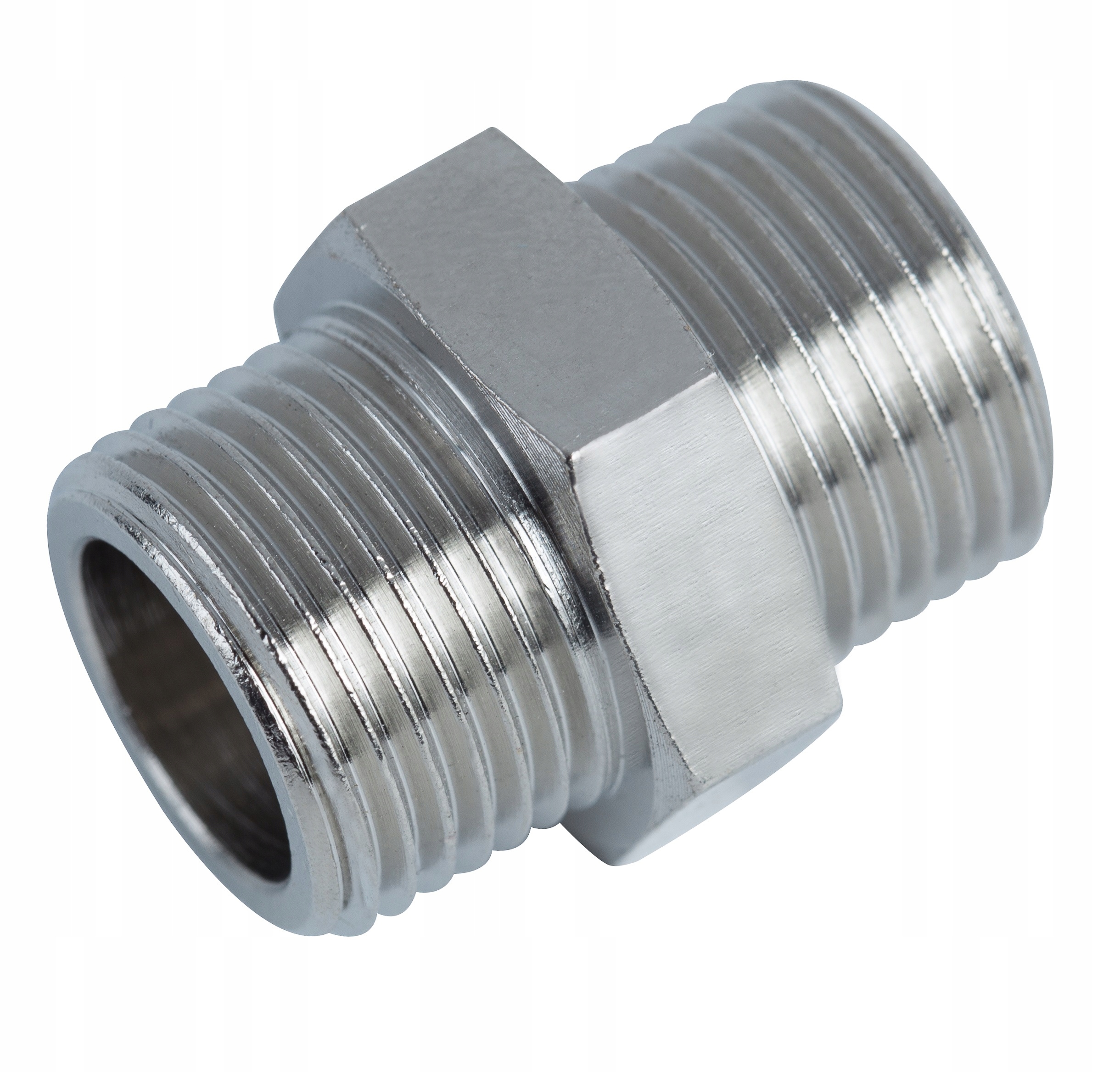 

Nypel Pneumatyczny 3/8" Mosiądz Niklowany