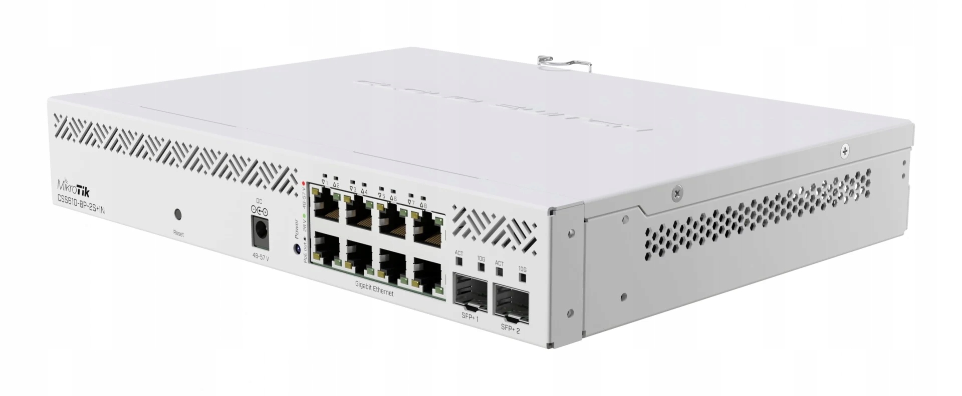 Mikrotik CSS610-8P-2S+IN, spravovateľný prepínač Gigabit Ethernet (10/100/1000)