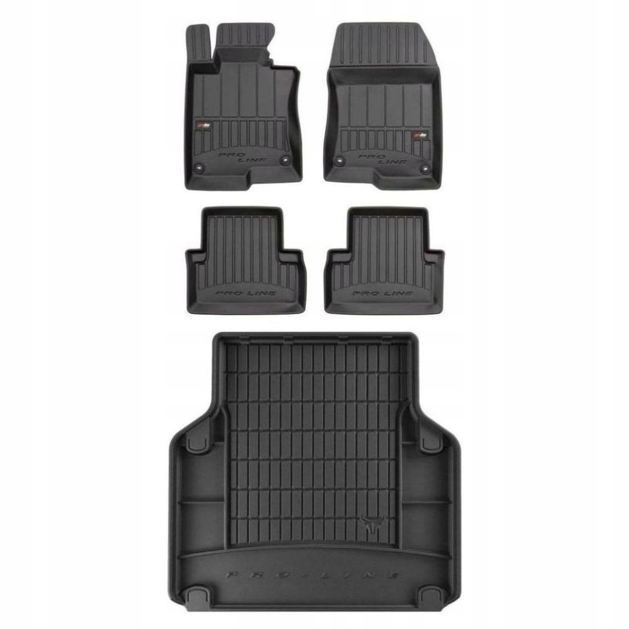 Gumová sada 3D koberců a mata Honda Accord VIII 2008-2015 Kombi, s kolem