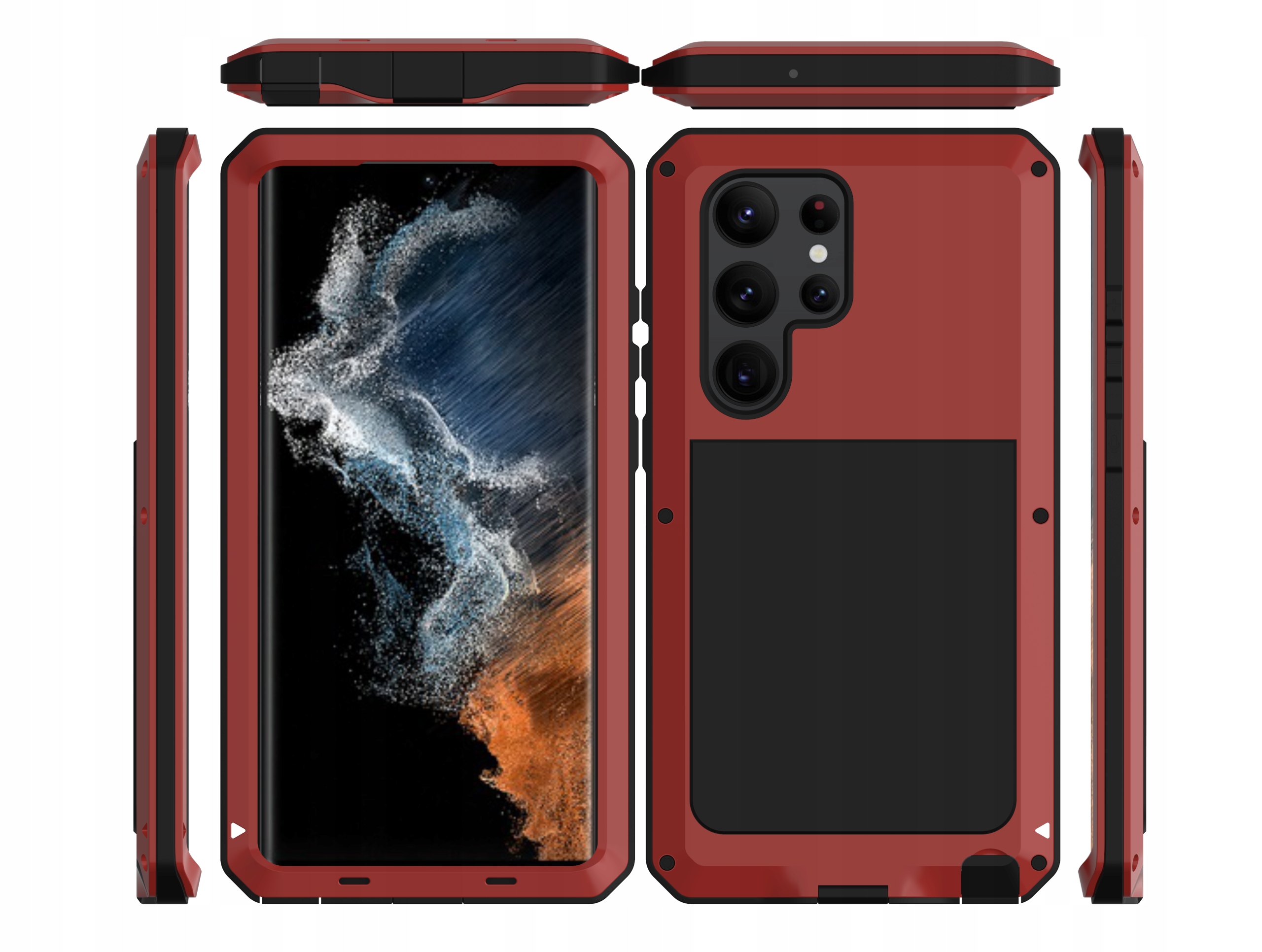 Lunatik Taktik Pancerne Etui 360° Wytrzymała Obudowa Samsung S23 Ultra