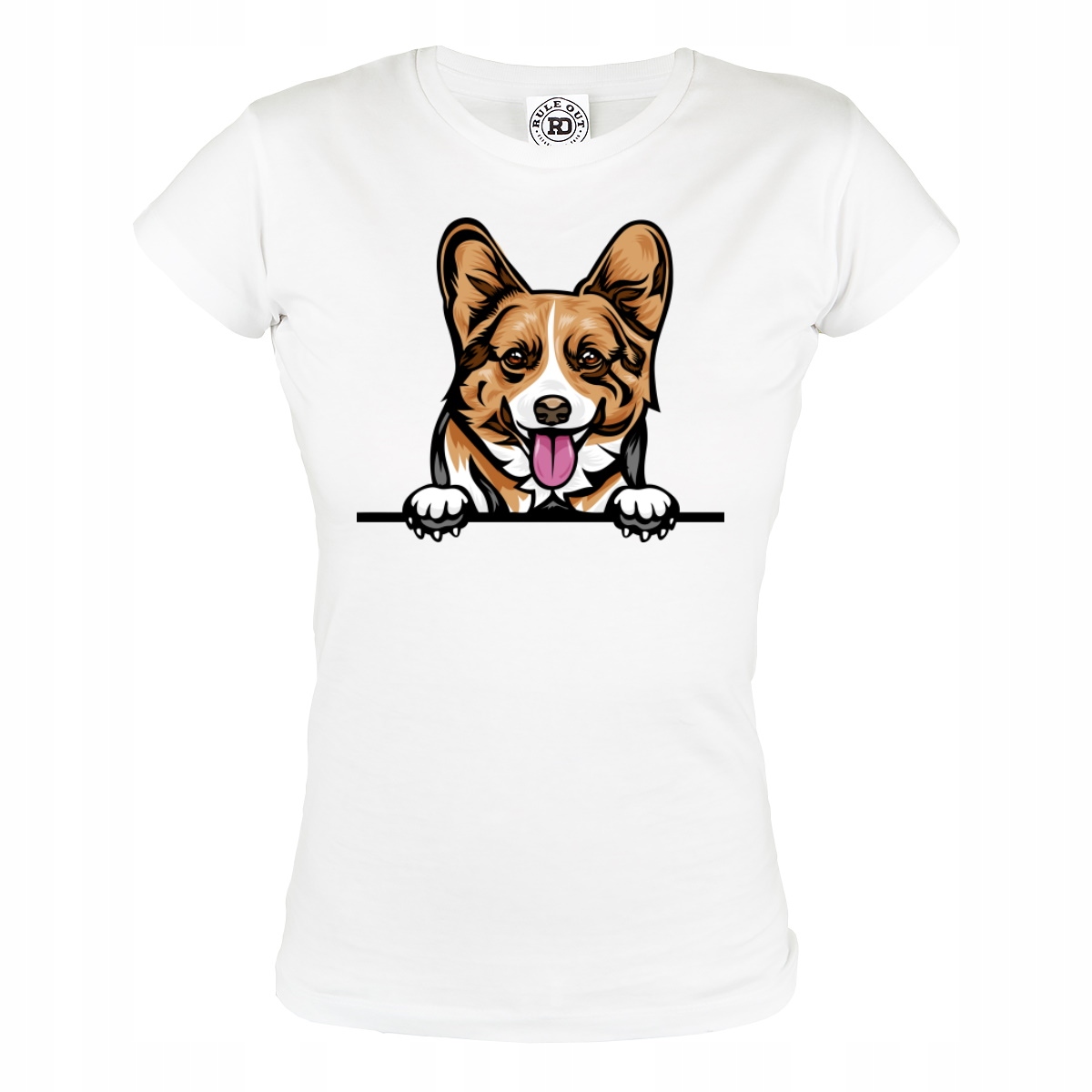 

Damska Koszulka Z Psem Welsh Corgi Pembroke 48