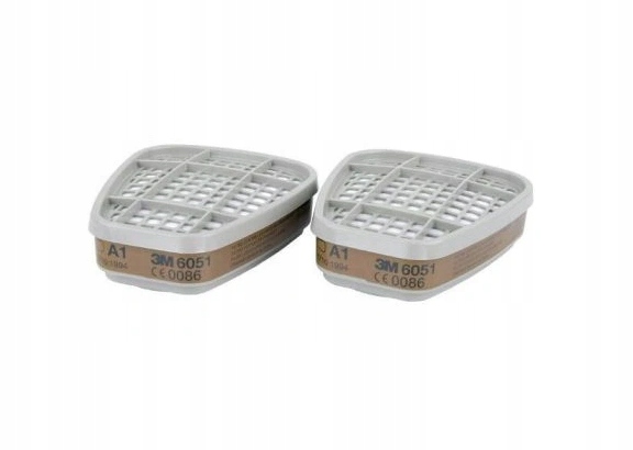 Pochłaniacz 3M 6051 Filtr Węglowy do Masek 3M 2szt