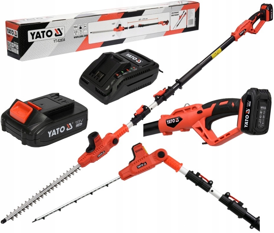 Yato YT-82835 Nożyce Do Żywopłotu Teleskopowe 18V 420MM