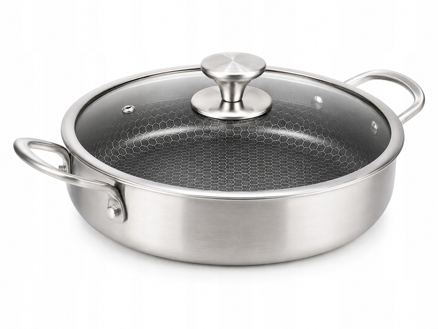 Pánev/ Hrnec Na Guláš 26CM 3,6L Medová Plástev na Indukci