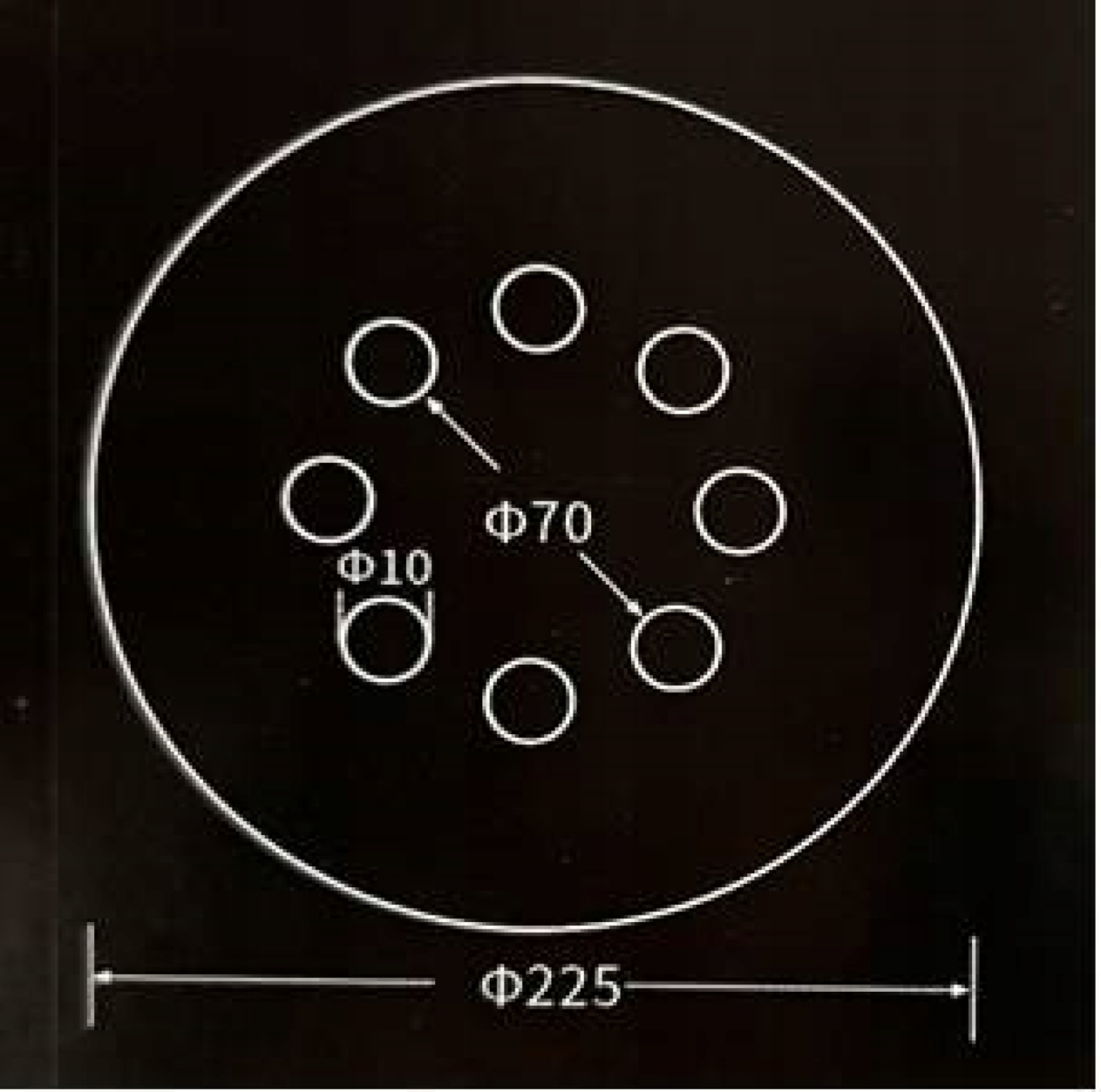 ZESTAW 10szt PAPIER ŚCIERNY Z OTWORAMI NA RZEP KRĄŻEK DO ŻYRAFY 225mm P 60 Rodzaj listkowa