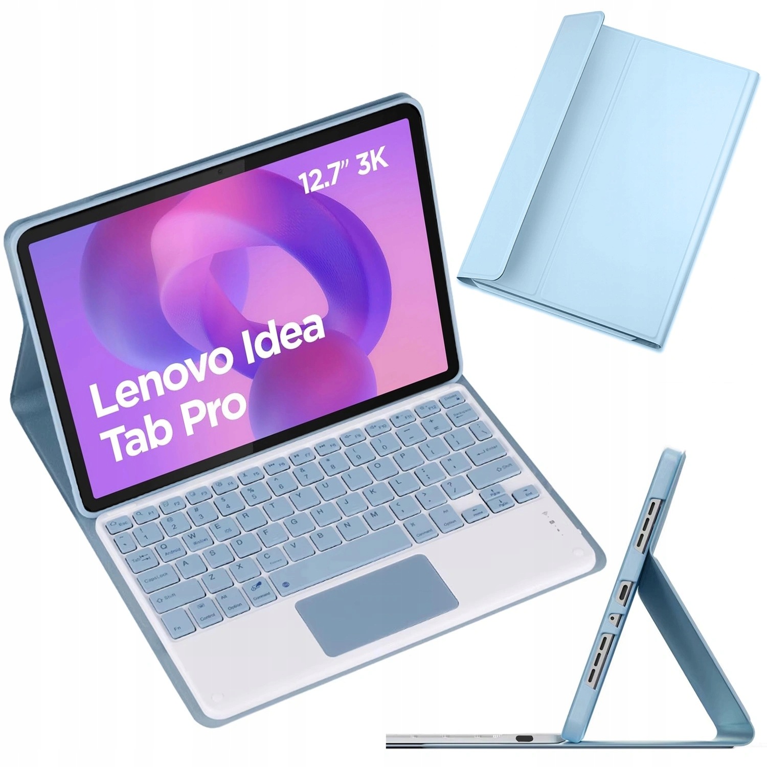 Pouzdro s Bluetooth klávesnicí pro Lenovo Idea Tab Pro Pro Mt 12.7 12,