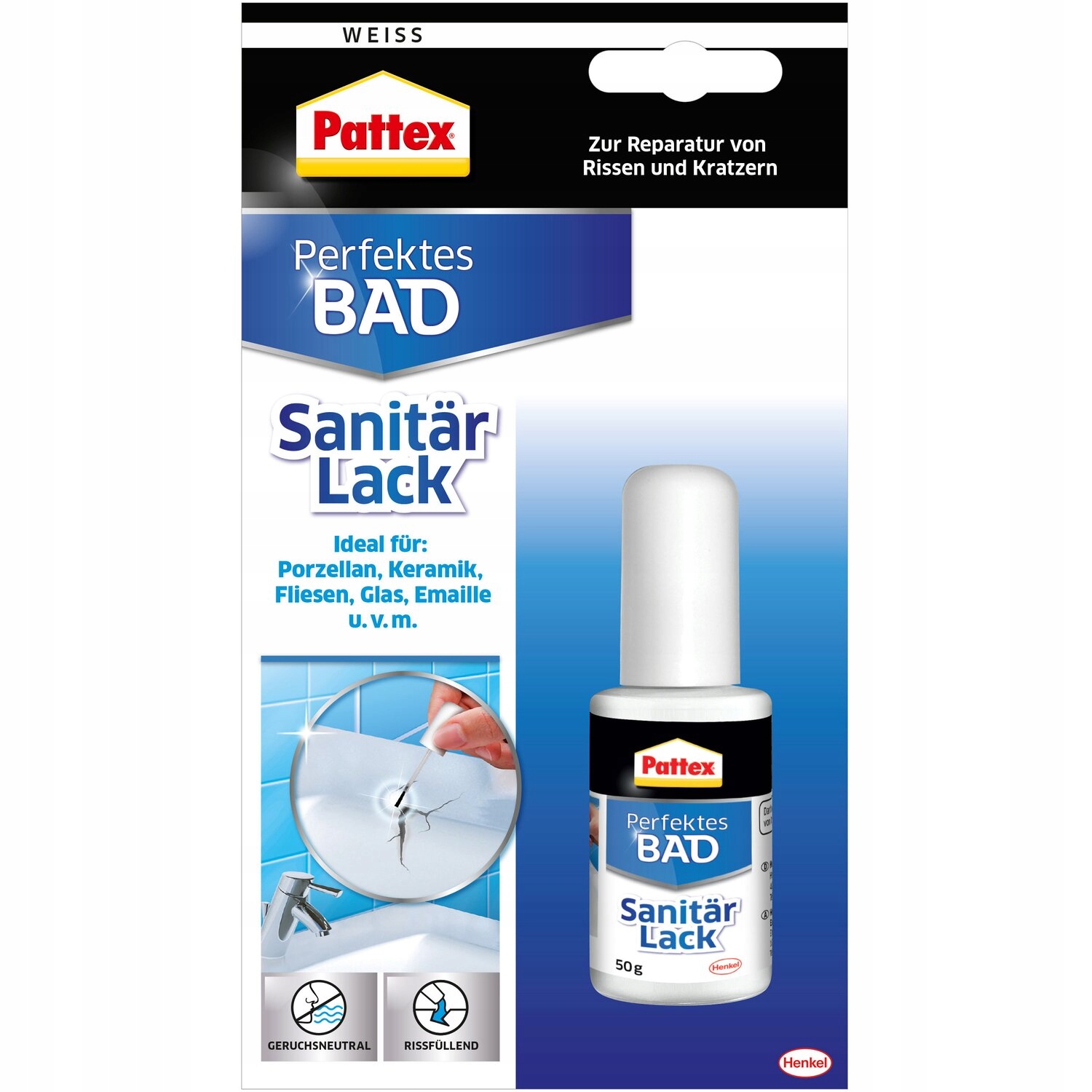 SILIKON LAKIER SANITARNY NAPRAWCZY DO SANITARIATÓW PATTEX BIAŁY 45ml
