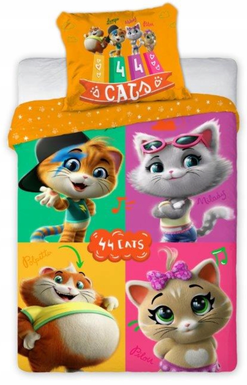 

Pościel 44 Koty 160X200 1x70x80 Baw