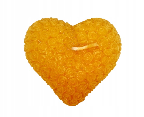 Świeca "Serce róża"