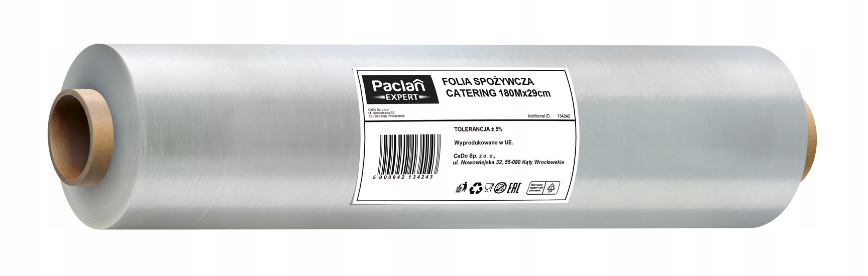 

Paclan folia spożywcza cateringowa 180m x 29cm