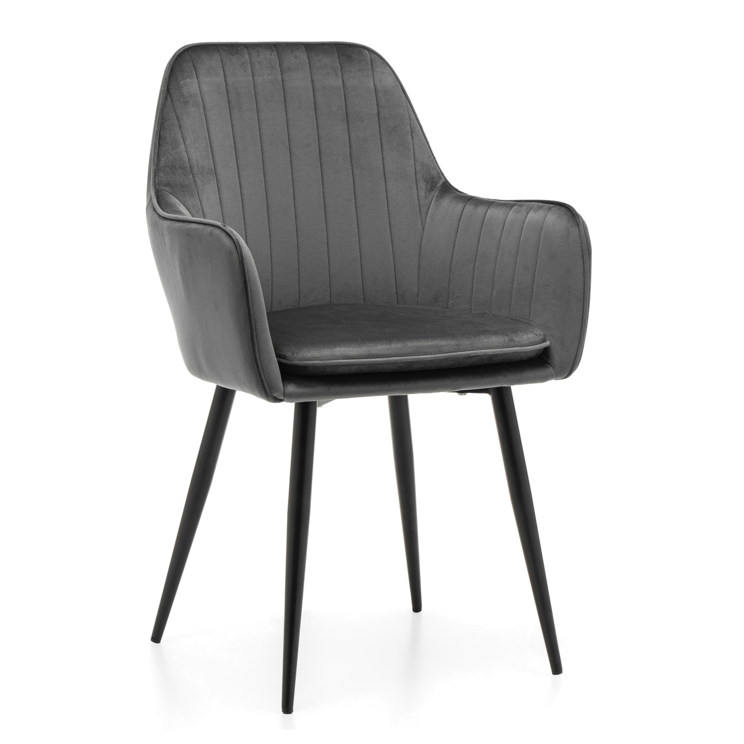 Čalouněná Židle Prošívaná S Polštářem Velurová Do Obývacího Pokoje Jídelny Emilia