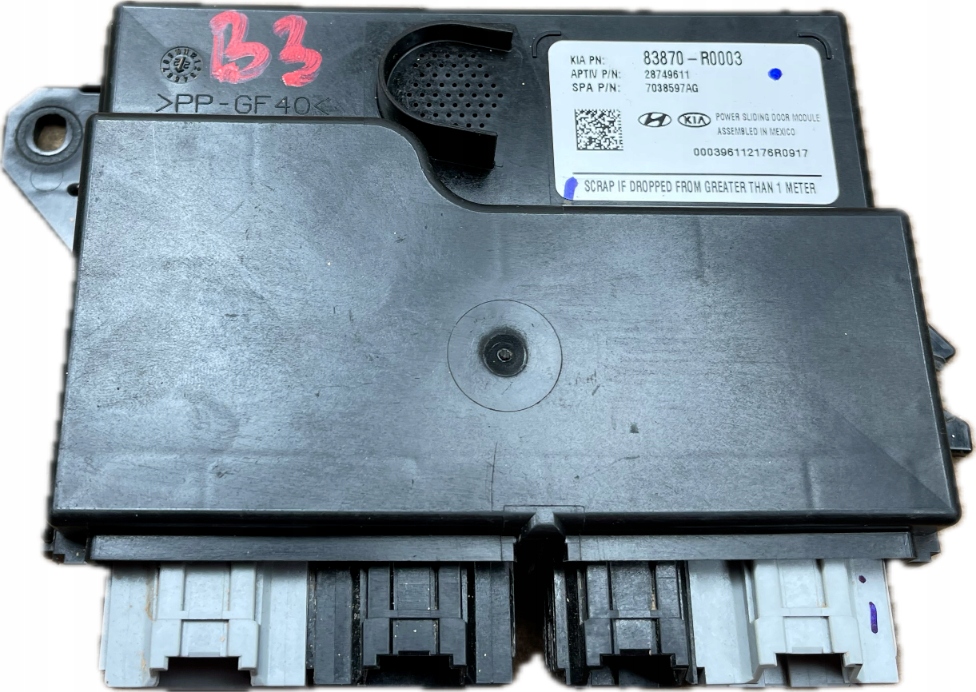 B3 KIA CARNIVAL IV 2020 - control unit module DOCIAGU door 83870-R0003