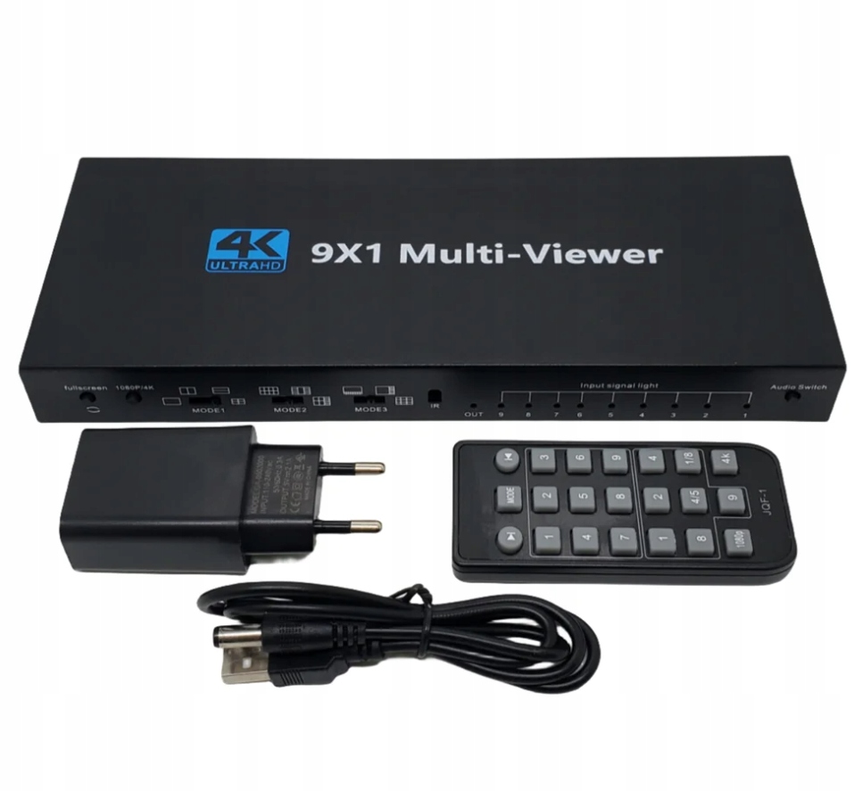 Hdmi Multi-Viewer Q 9x1 Rozbočovač 9 kanálů na 1 televizním monitoru