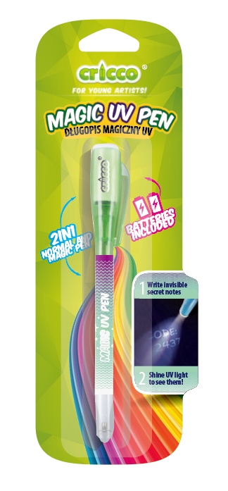 

Cricco Długopis magiczny świecący Uv ściągi sekret