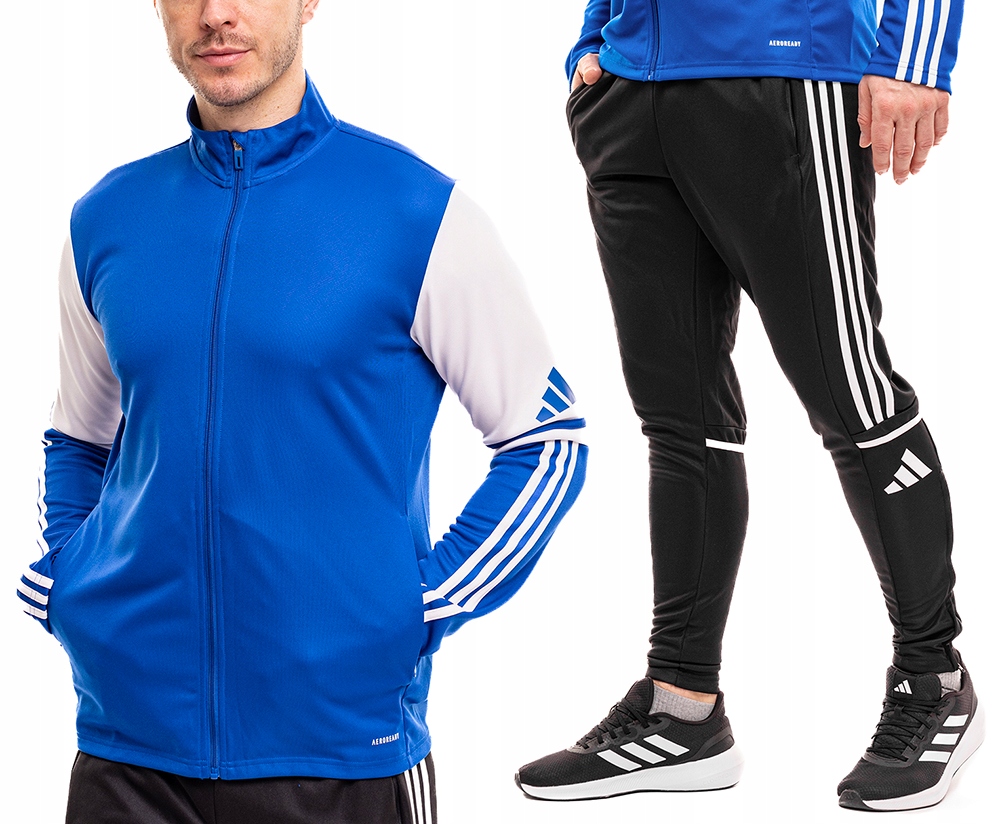 adidas Teplákovka Pánský sportovní komplet Mikina Kalhoty Squadra 25 Pohodlné vel. XXL