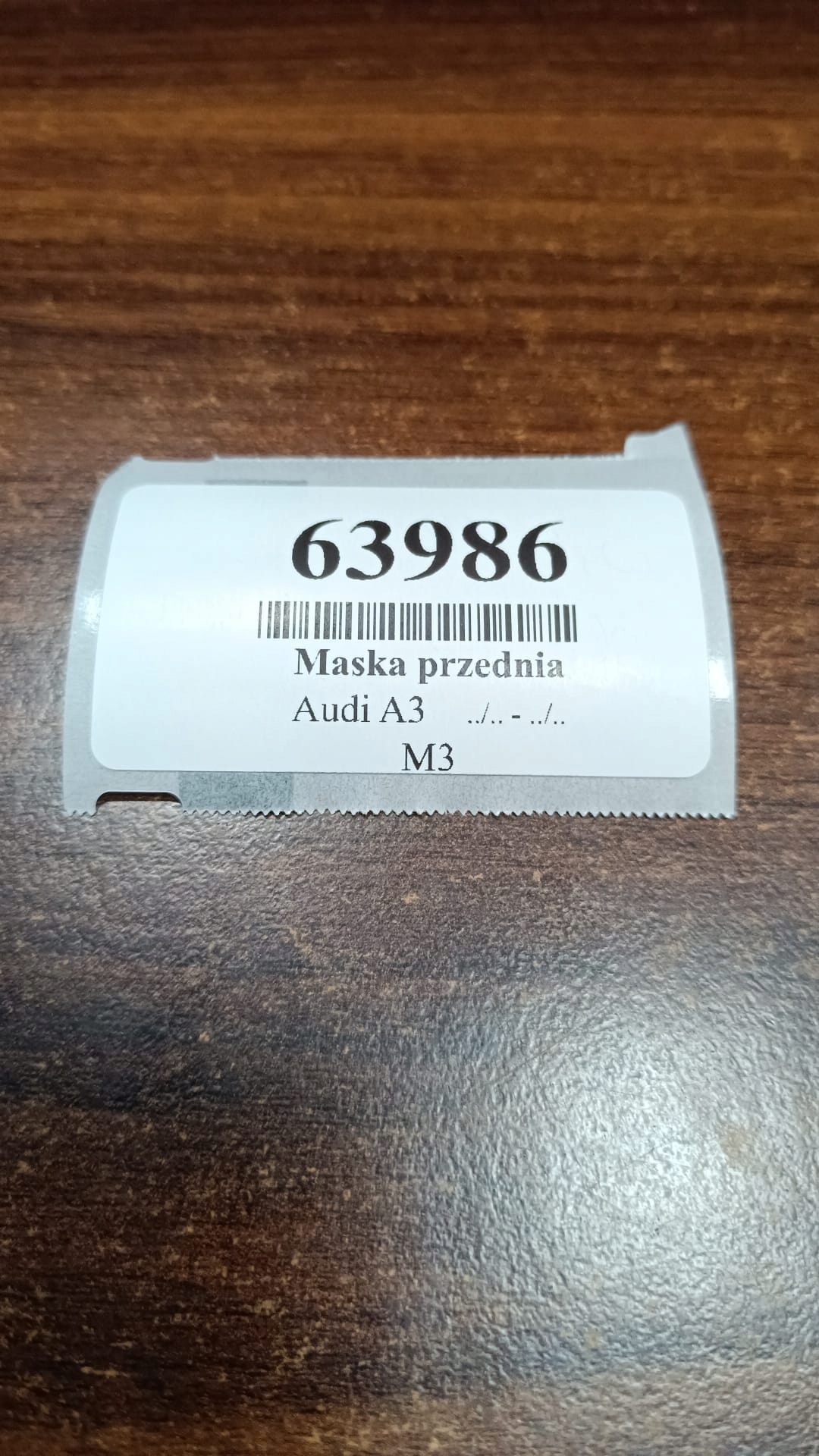 AUDI A3 8L hauba LAKIER LY6K