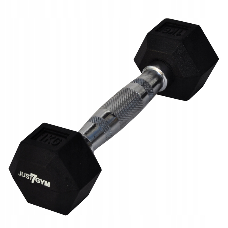 HANTLA HEX 1KG HEXAGONALNA GUMOWANA JUST7GYM