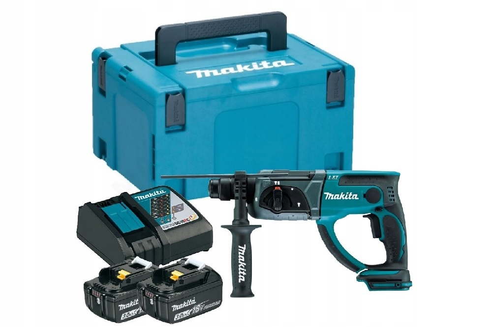 Makita Młotowiertarka SDS-Plus Lxt 18V 2x 3,0Ah DC18RC M3 DHR202RFJ