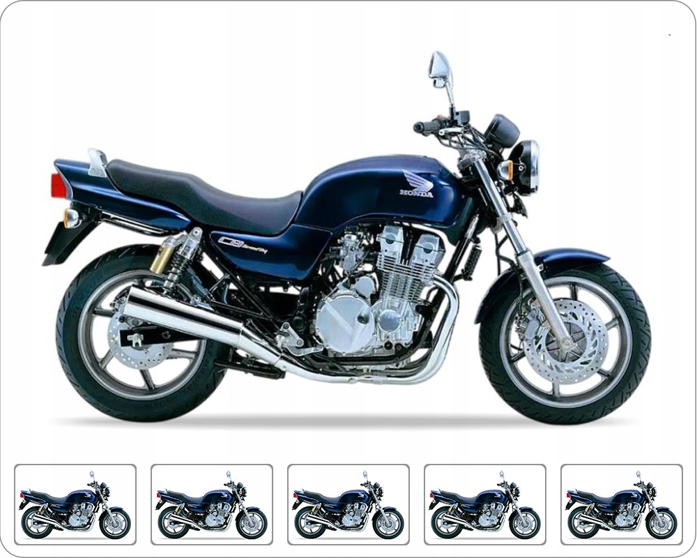 Samolepky Juula Pro Honda Cb 750 Seven Fifty 1994-1995 Modré