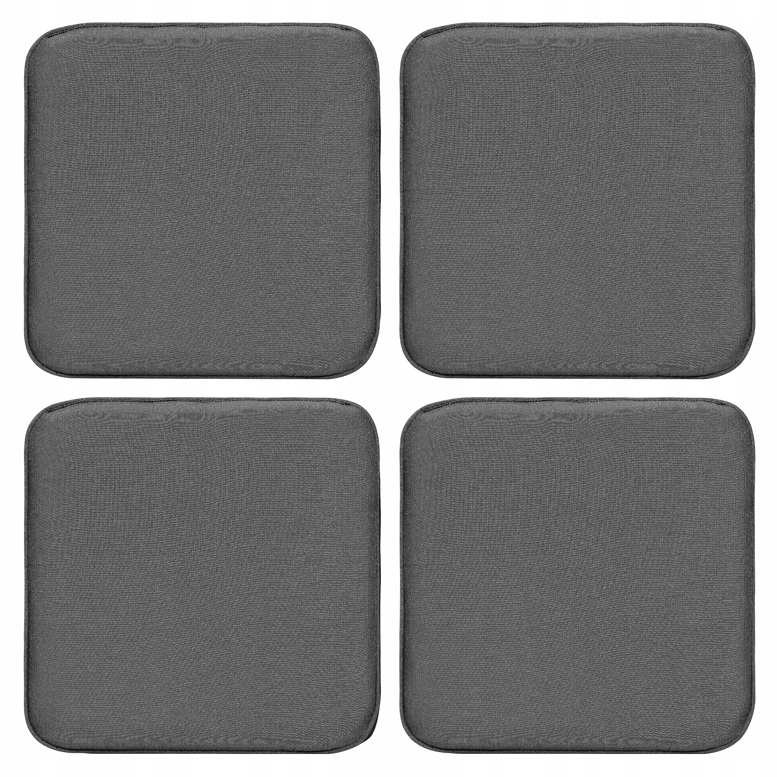 Poduszka siedziska Race Leaf. 405 x 405 cm czarno-szary