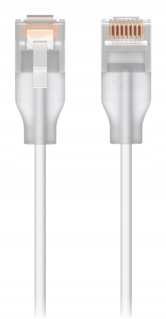 Kabel Ethernet Ubiquiti UniFi Cat. 6 1m z PoE, biały UACC-Cable-Patch-EL-1M
