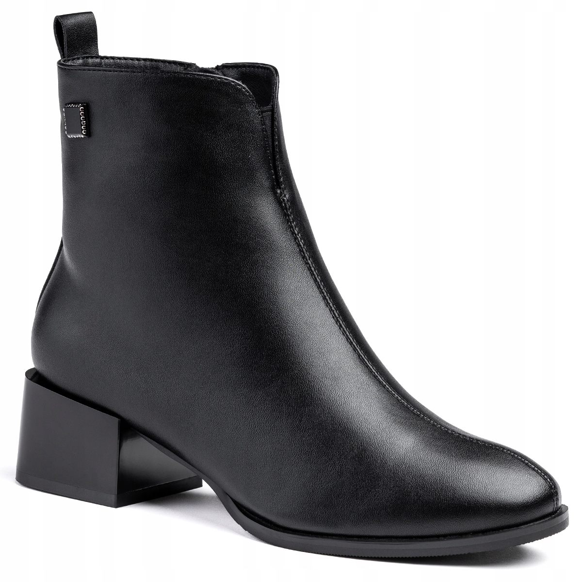 Kotníkové Boty na podpatku Zateplené, klasické, elegantní, pohodlné, Posuvník Wojtyłko 41