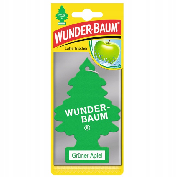 Wunder-Baum choinka zapachowa do samochodu zielone jabłuszko