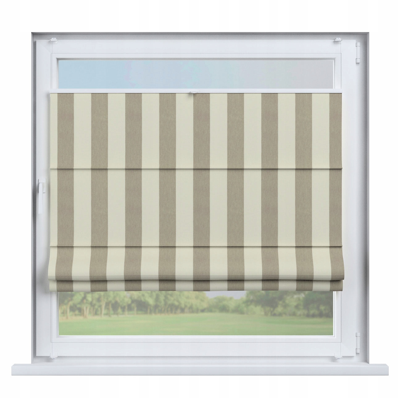 Dekoria Roleta plisé římská Sycylia 40x40 odstíny hnědé