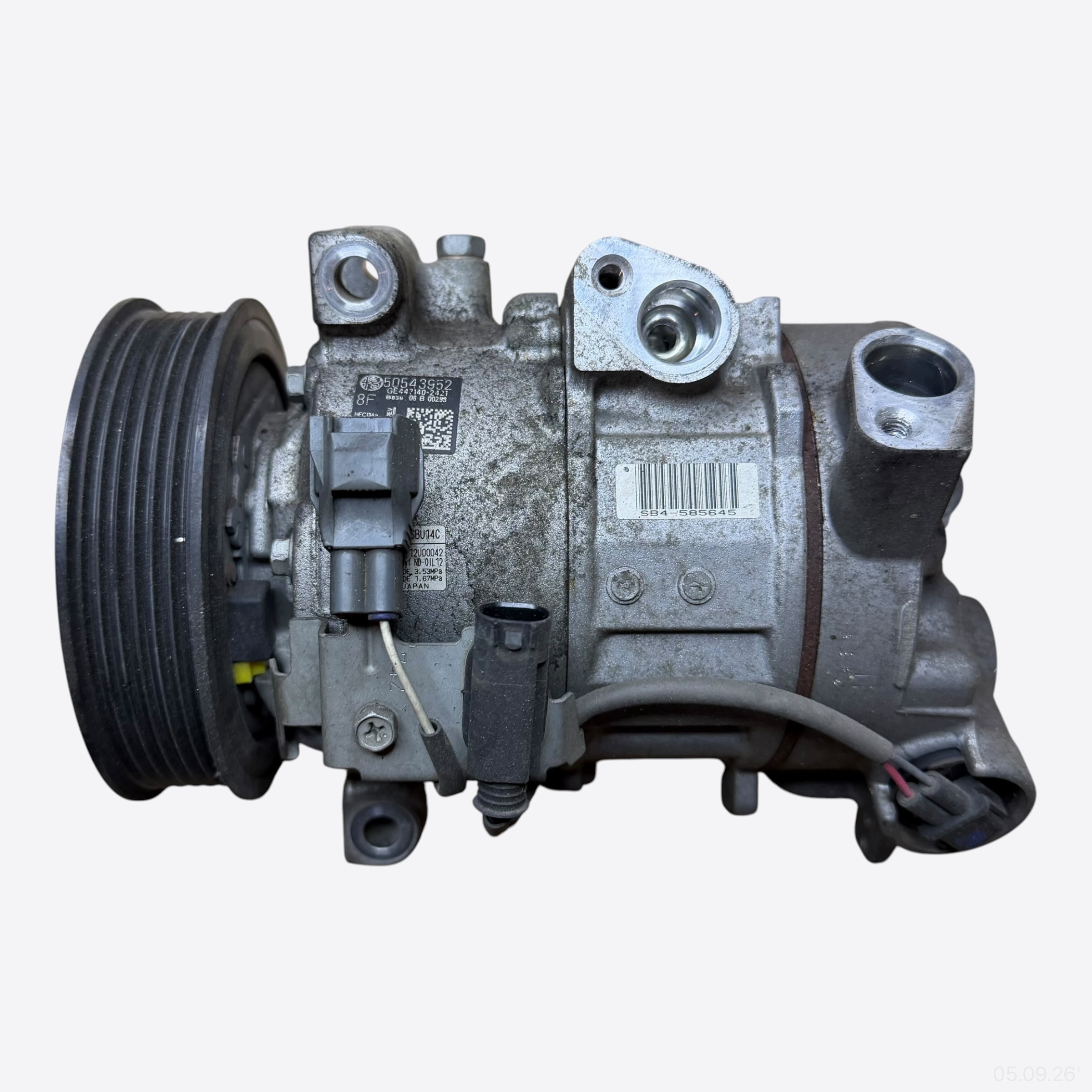 compressor compressor; pump of the air conditioning ALFA ROMEO GIULIA 50543952