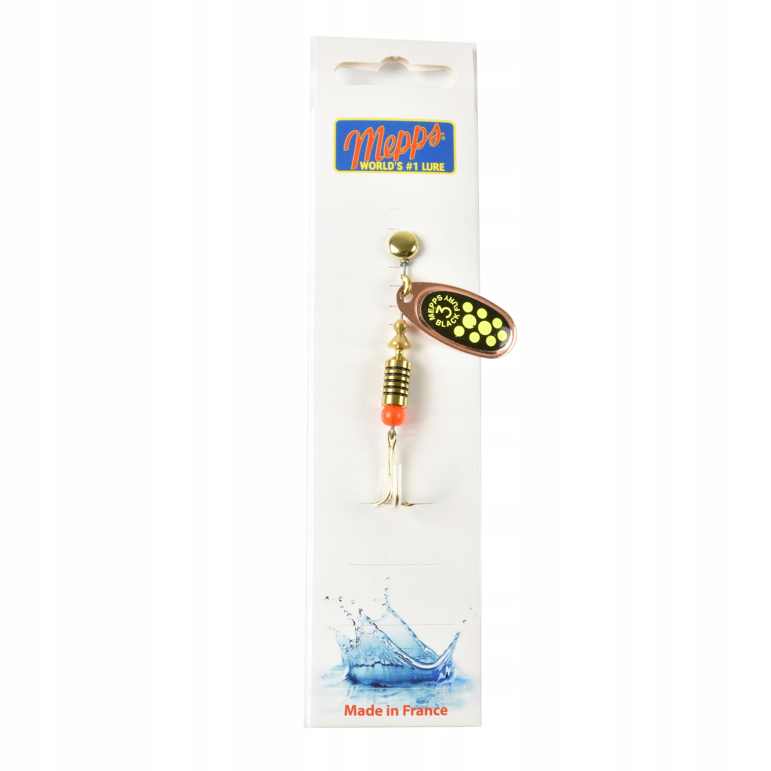 Błystka obrotowa Mepps Black Fury miedź/chartreuse rozm.3 6,5g