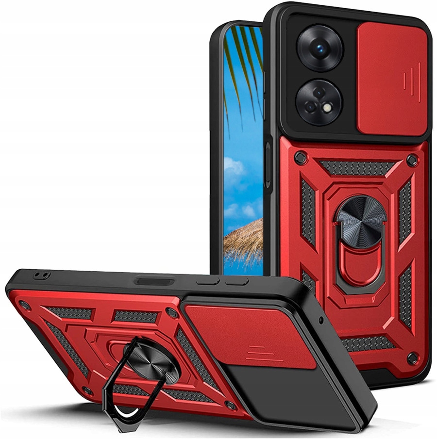 

Etui Pancerne Slide Ring Do Oppo Reno 8T
