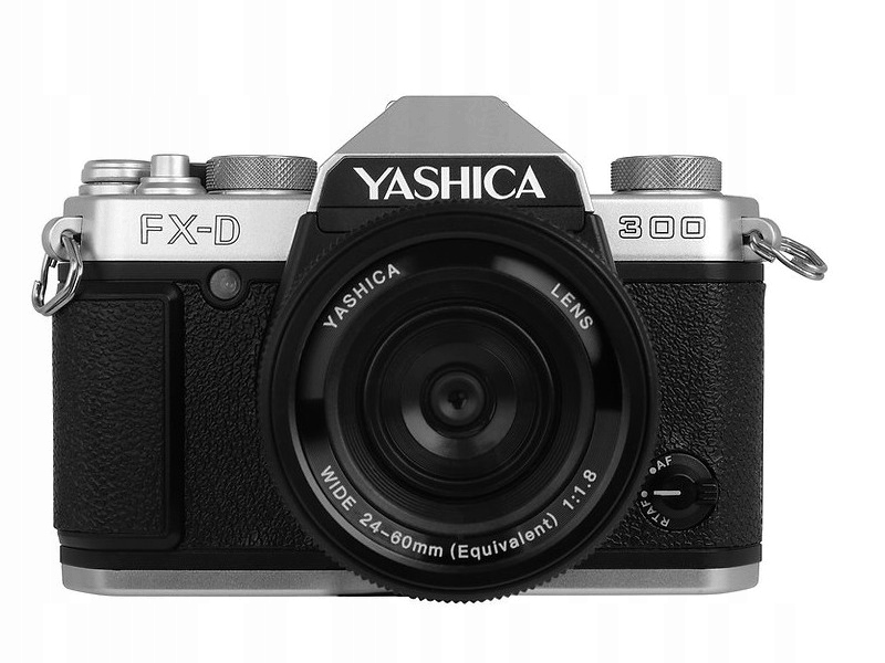Aparat Yashica Fx-d 300 Srebrny, 50Mpix, 2.5x zoom cyfrowy