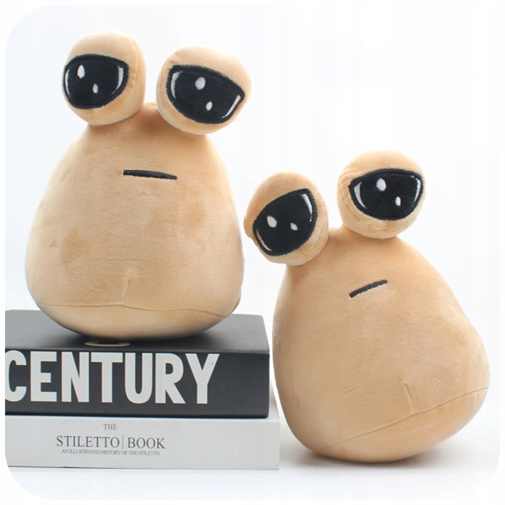 PLUSZAK MASKOTKA POU PLUSZOWA PRZYTULANKA ZIEMNIAK MIĘKKA ZABAWKA PREZENT Marka bez marki