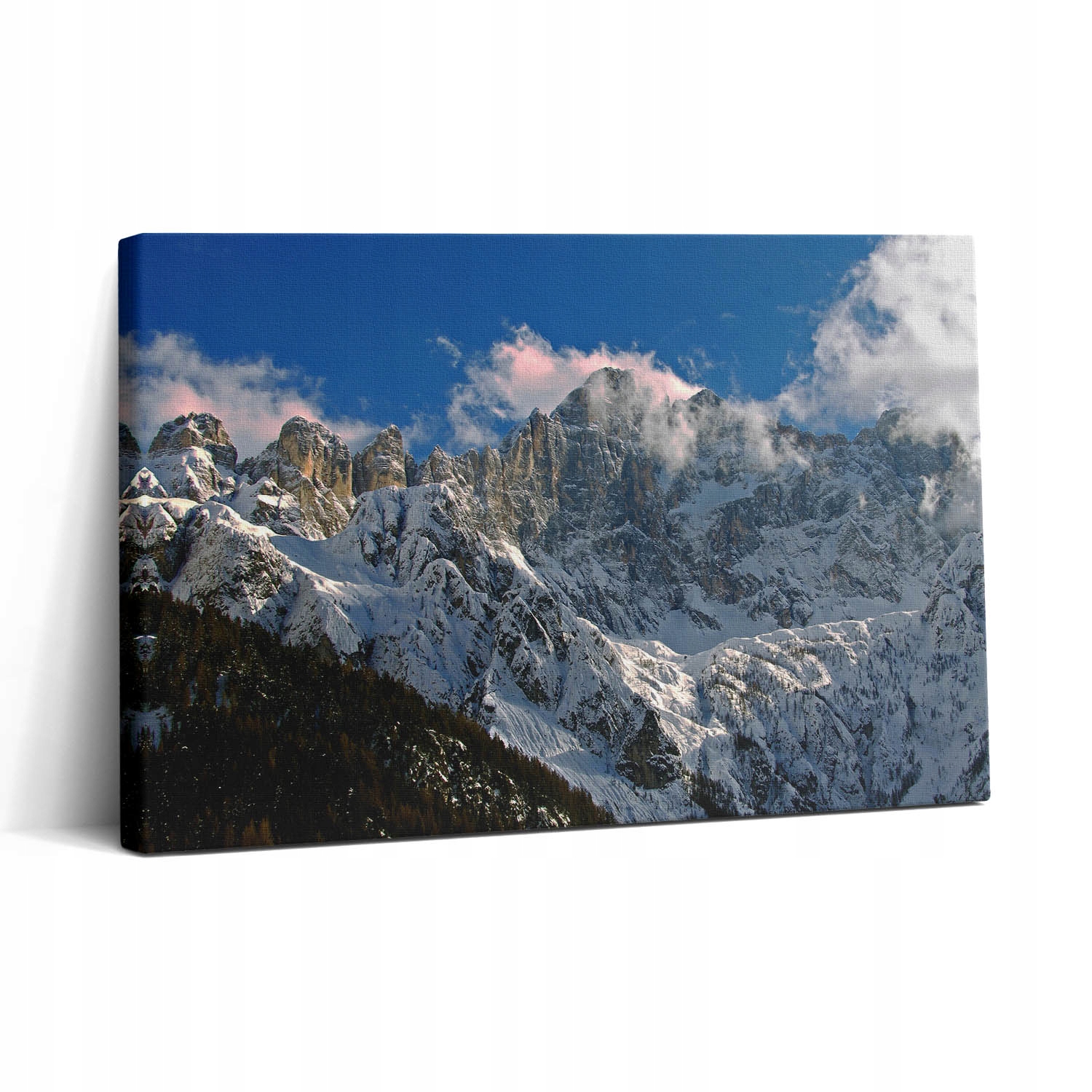 Obraz Na Plátně do pokoje Premium Hory pod modrou oblohou 30x20 cm