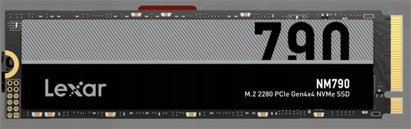 Ssd disk Lexar NM790 8TB 2280 PCIe Gen4x4 7000/6200MB/s NVMe