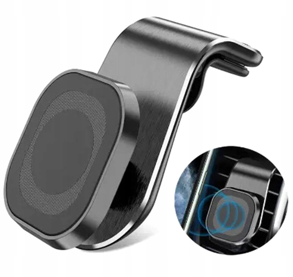 UCHWYT SAMOCHODOWY MAGNETYCZNY NA TELEFON DO KRATKI NAWIEWU Stan opakowania oryginalne