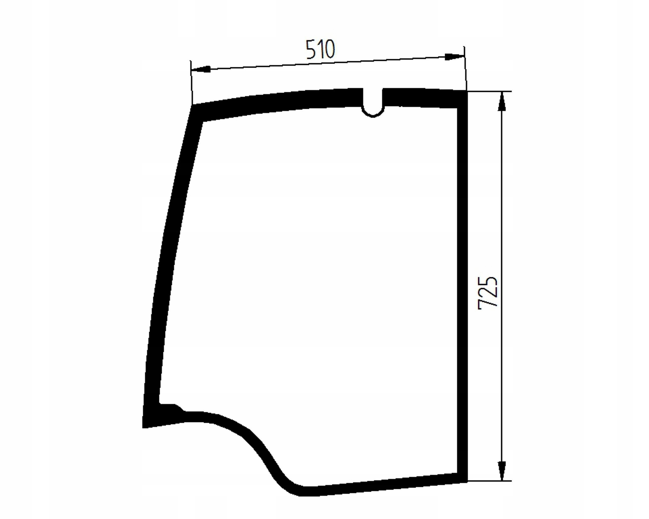 sklo teleskopický nakladač Jcb dveře 332/V1438