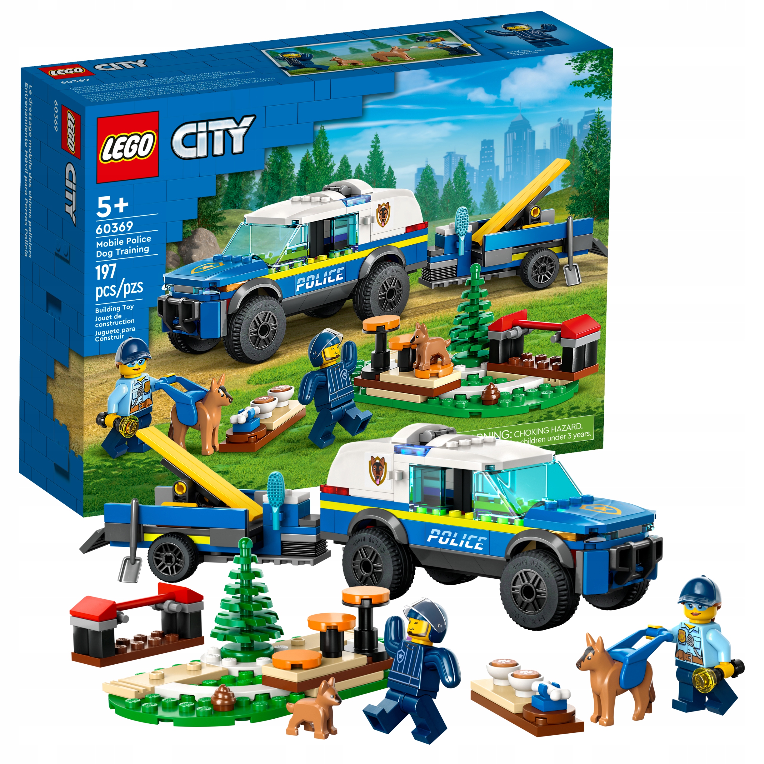 

Lego City Szkolenie Psów Policyjnych w Teren 60369