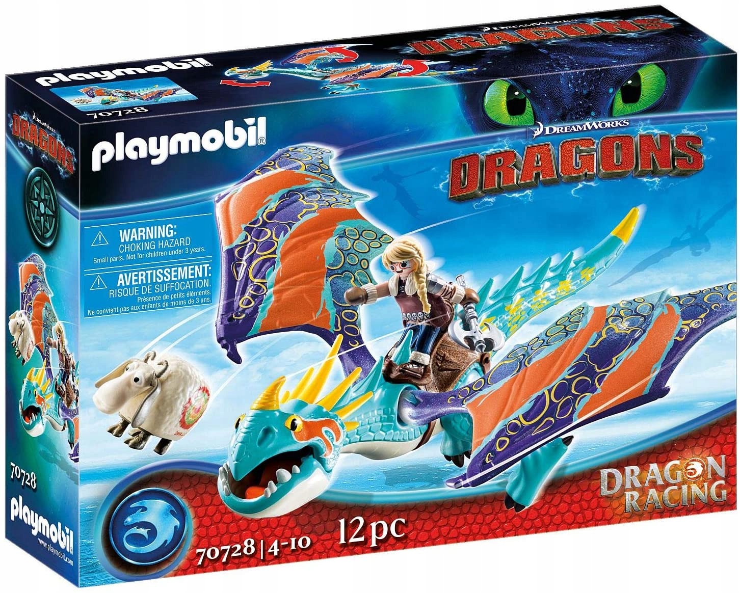PLAYMOBIL SMOKI WYŚCIG ASTRID I WICHURA 70728 Typ klocki konstrukcyjne
