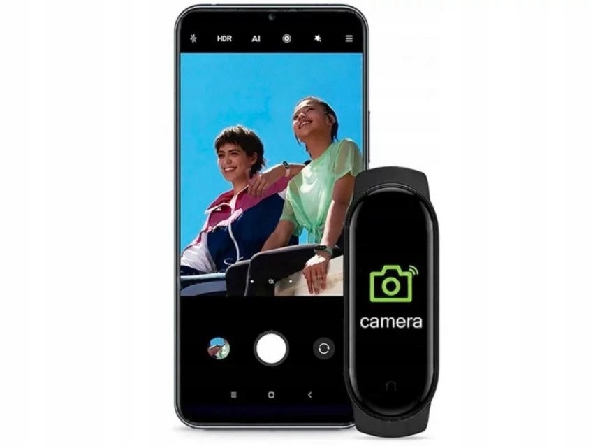 WODOODPORNY SMARTBAND M6 OPASKA ZEGAREK PL МЕНЮ Доминирующий цвет черный
