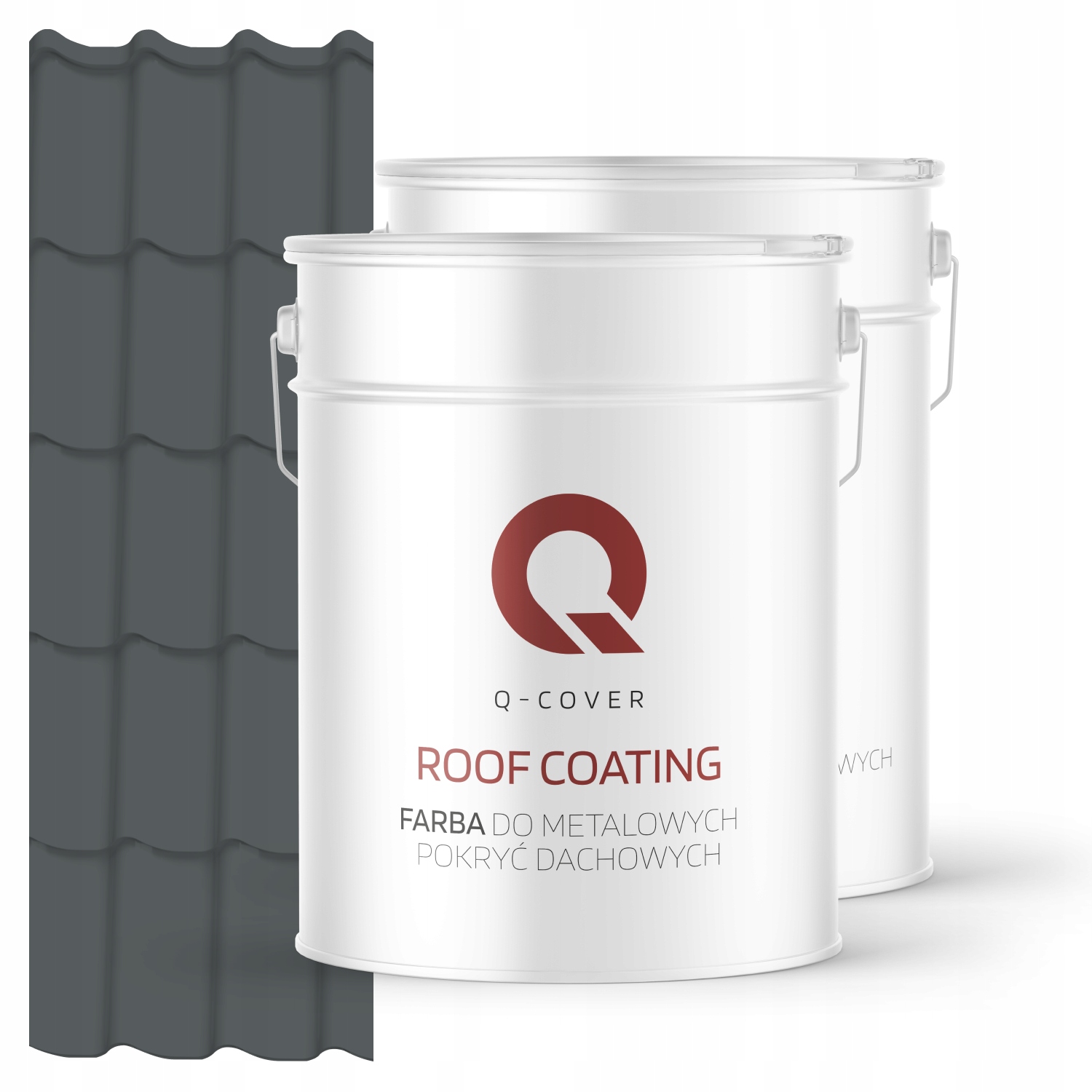 Farba Na Kovové Strechy Podložka Sivá Bazalt Ral 7012 74 m2 Lesk