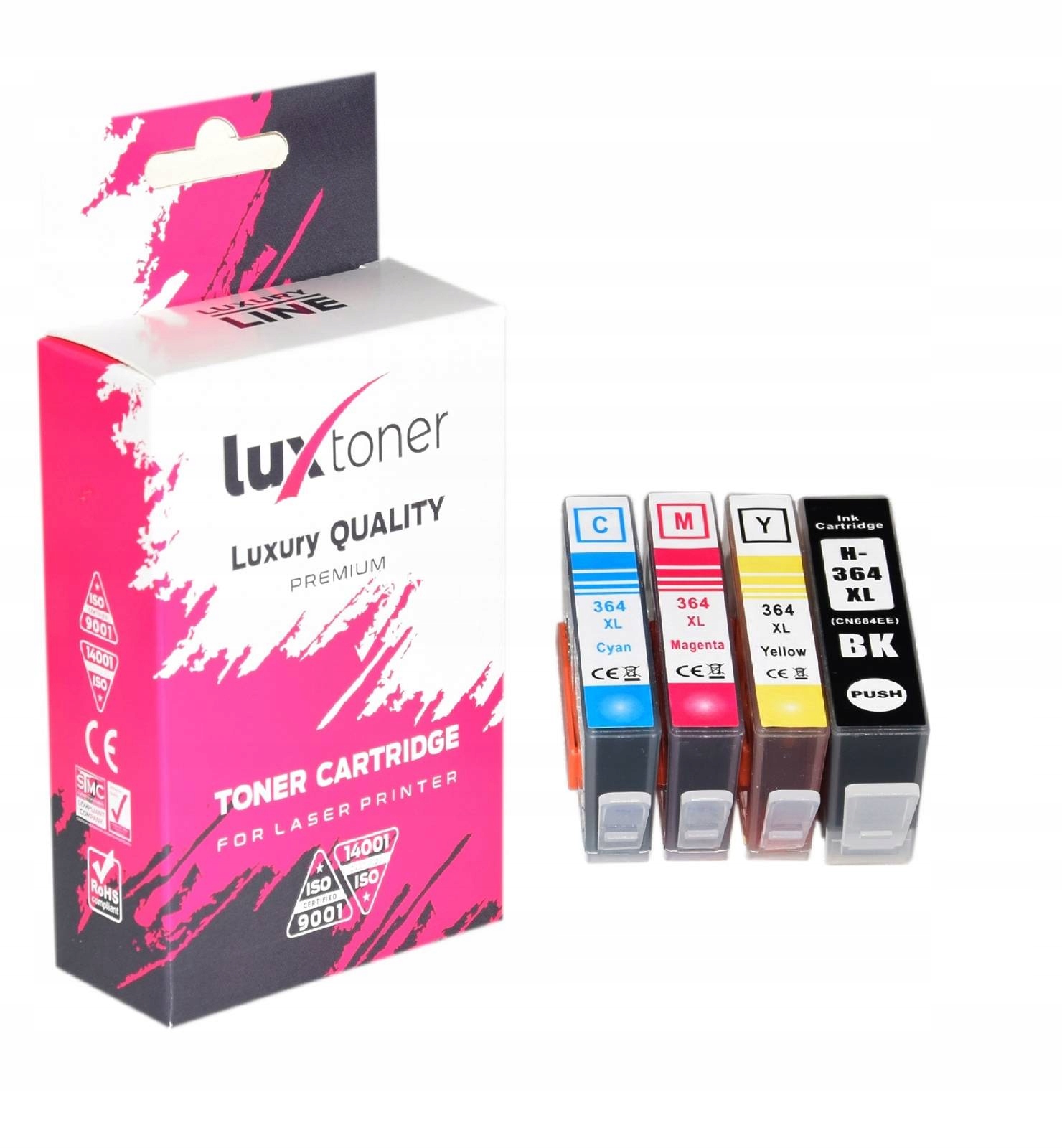 

4x Tusze Do Drukarki Hp Deskjet 3520 3070A 364XL