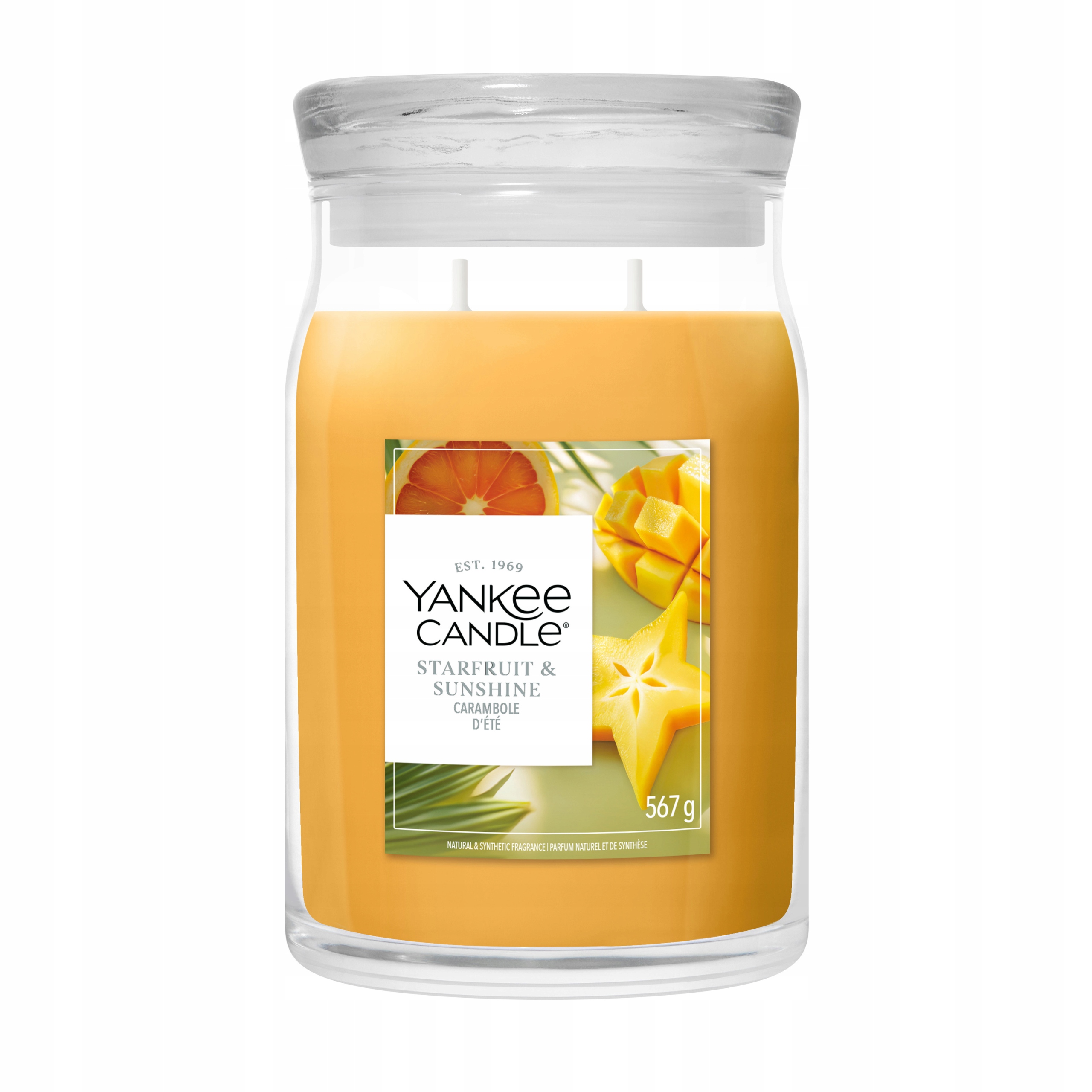 Velká vonná svíčka Yankee Candle Starfruit & Sunshine