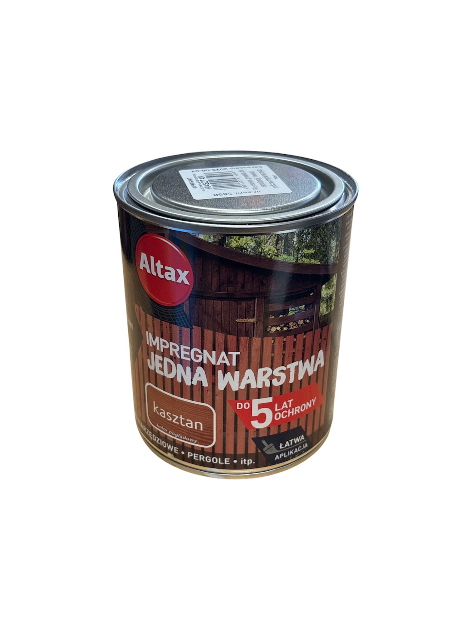 Impregnat do drewna Altax Jedna Warstwa kasztan 0,75l / 750ml