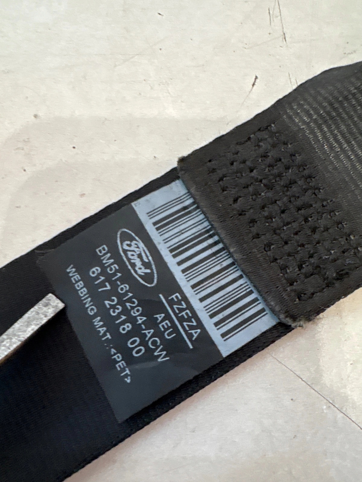 tension belt safety front front right Ford Focus mk3